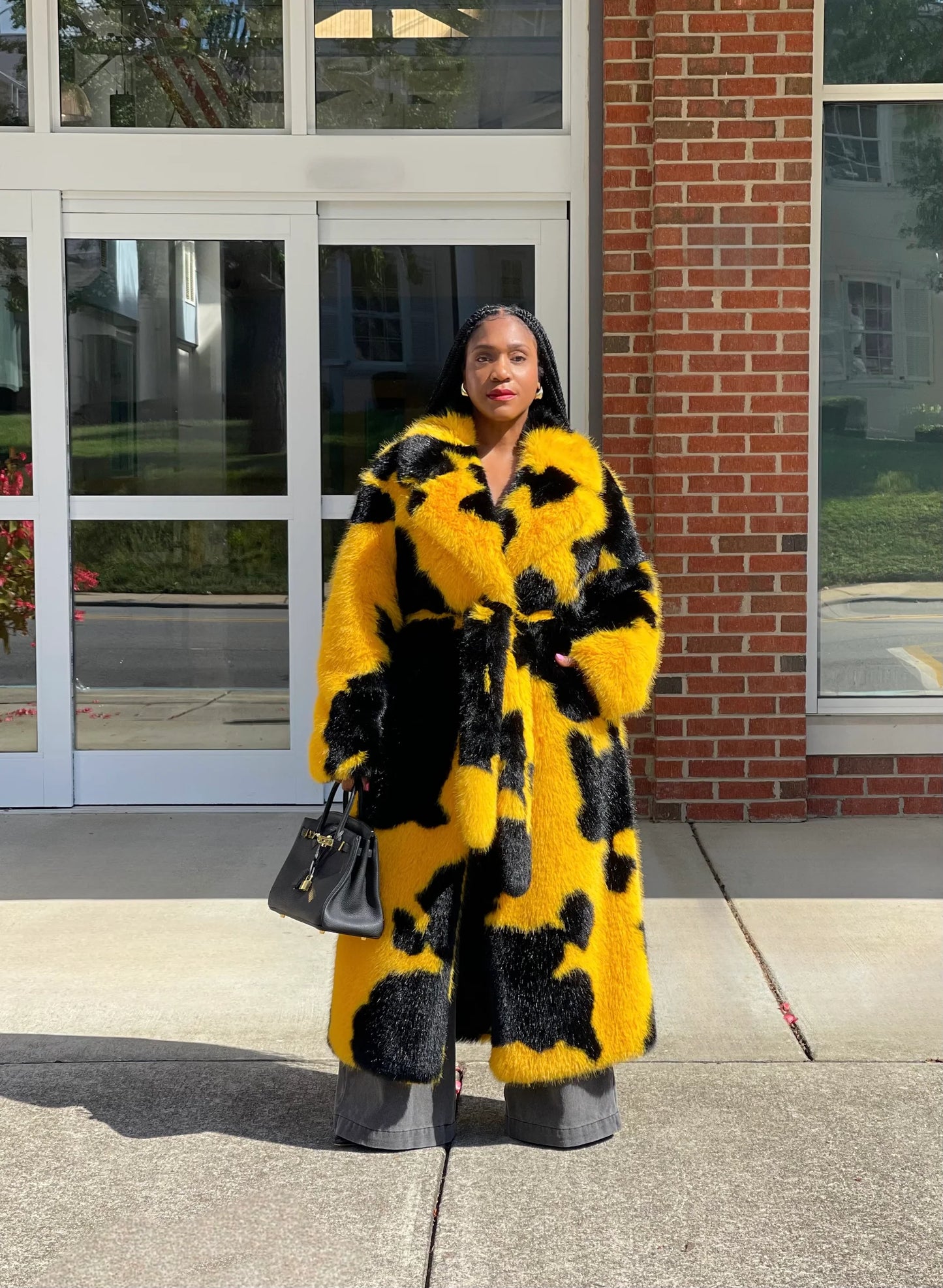 Omi Fur Coat |Yellow