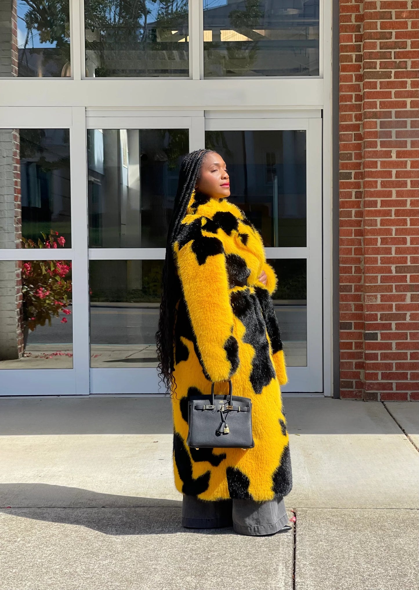 Omi Fur Coat |Yellow