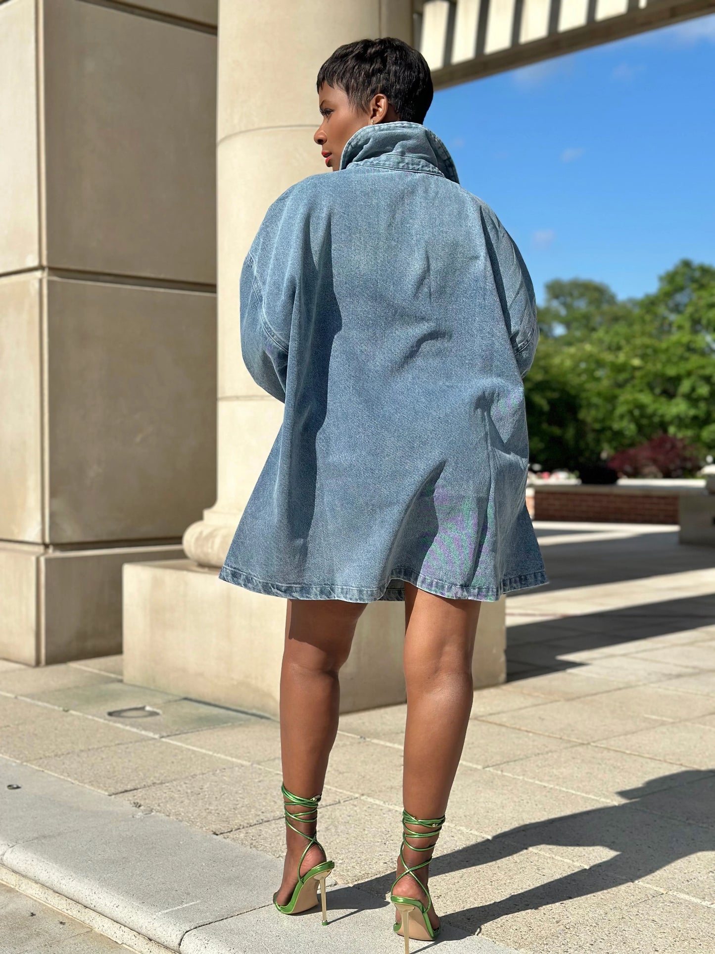 Abby Oversized Denim Dress