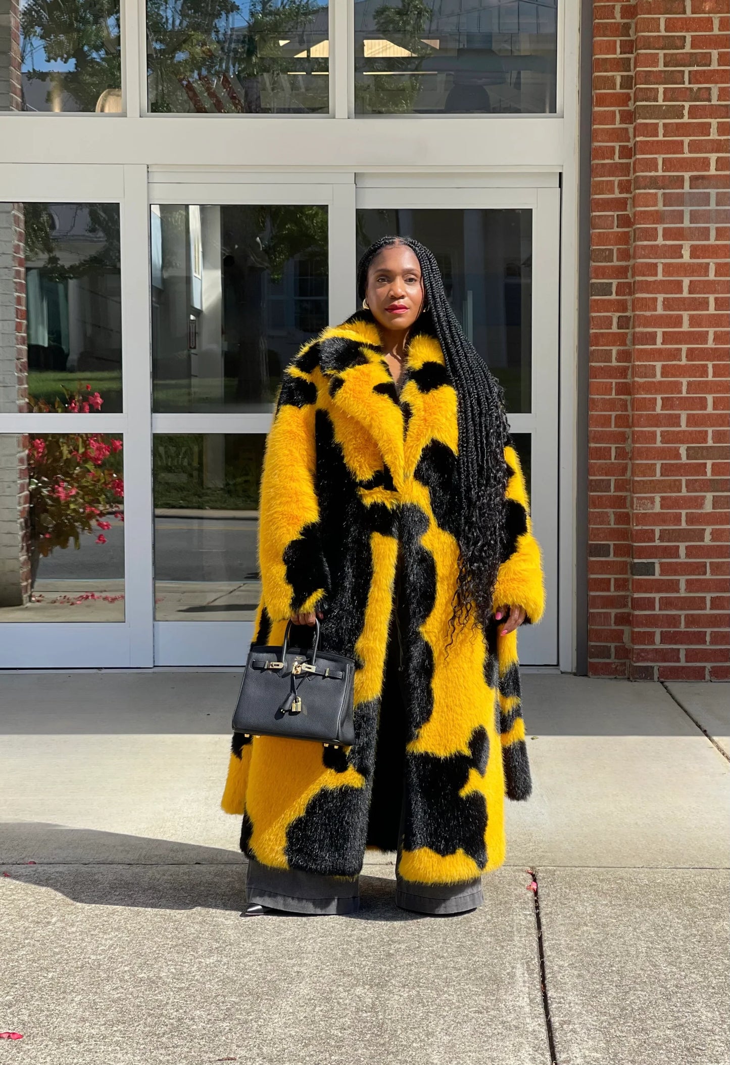 Omi Fur Coat |Yellow